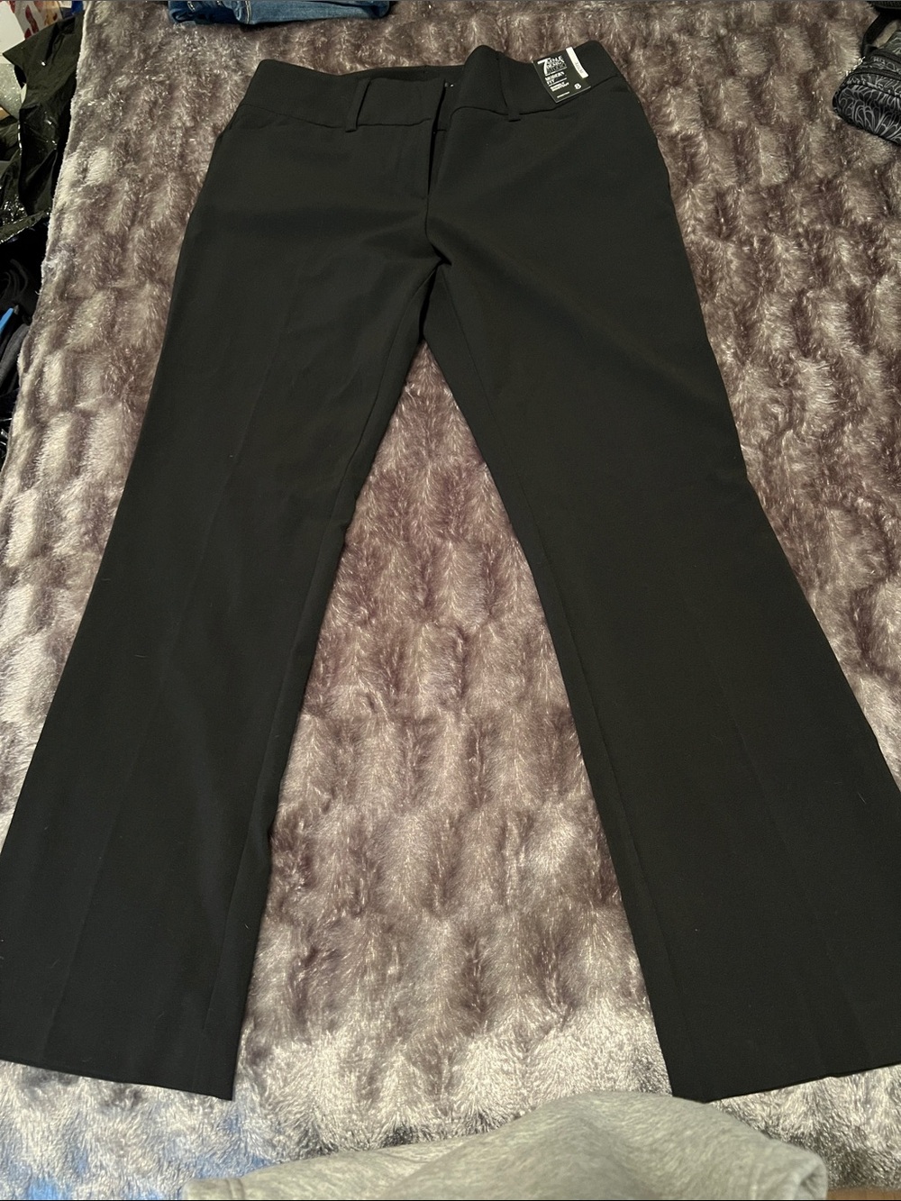 New York & Company Womens Black Work Dress Pants, size 8 Petite